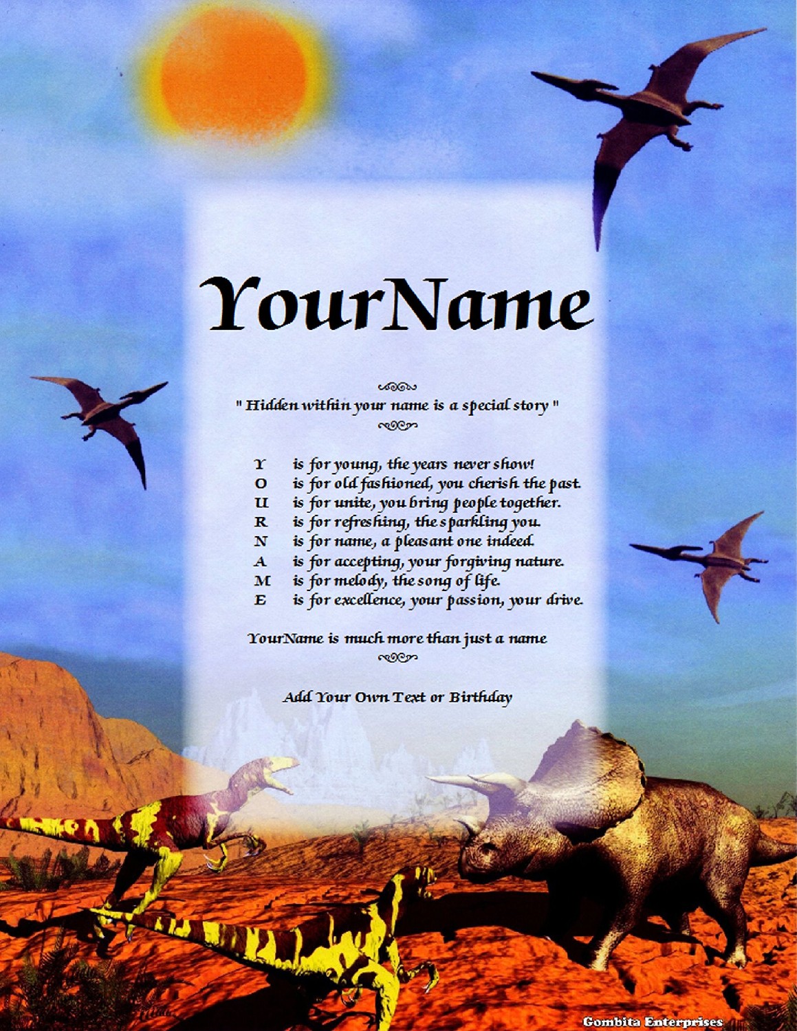CHILDREN NAME POEMS